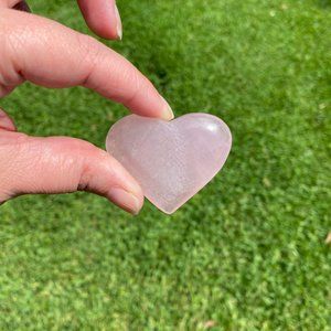 Rose Quartz Heart Crystal